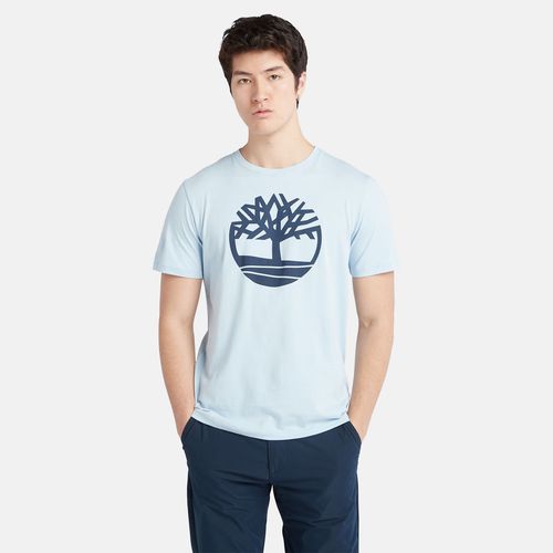 Kennebec River T-shirt Mit Baum-logo Für Herren In Hellblau , Größe L - Timberland - Modalova