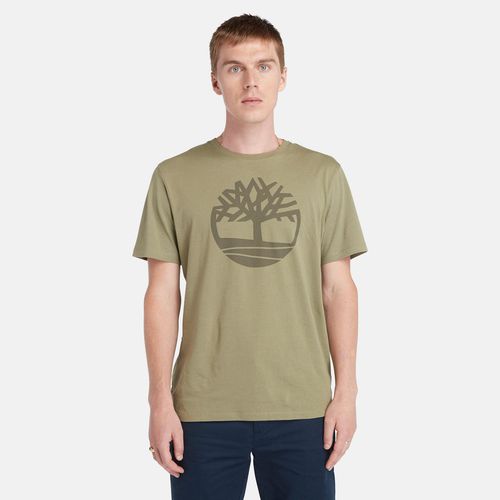 Kennebec River T-shirt Mit Baum-logo Für Herren In Hellgrün , Größe 3XL - Timberland - Modalova