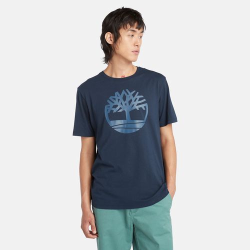 Kennebec River T-shirt Mit Baum-logo Für Herren In Dunkelblau , Größe L - Timberland - Modalova