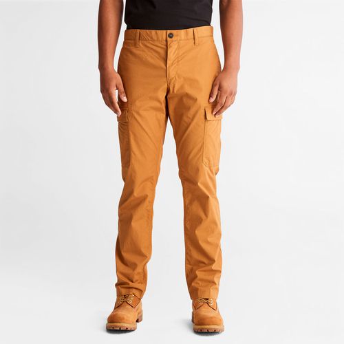 Pantaloni Cargo Da Uomo In Popeline In Giallo Scuro Chiaro, Size 38x34 - Timberland - Modalova