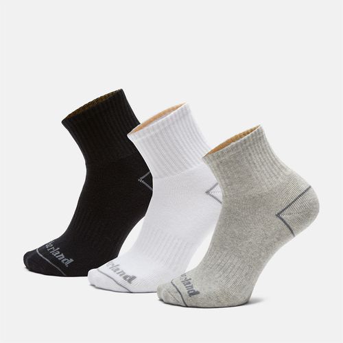 All Gender Bowden Quarter Socken Im Dreierpack In Schwarz/weiß/ Unisex, Größe L - Timberland - Modalova
