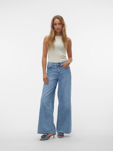 Vmannet Mid Rise Wide Fit Jeans - Vero Moda - Modalova