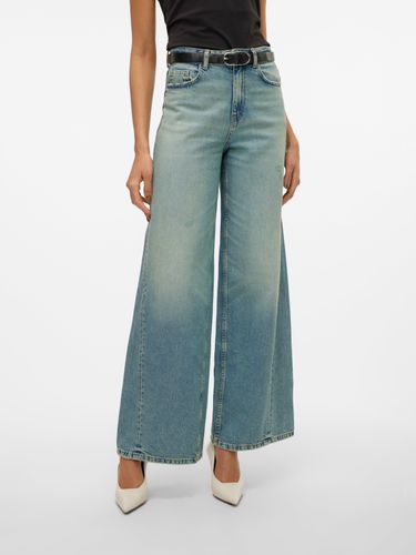 Vmrowan High Rise Wide Fit Jeans - Vero Moda - Modalova