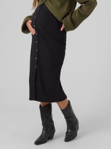 High Waist Midi Skirt - MAMA.LICIOUS - Modalova