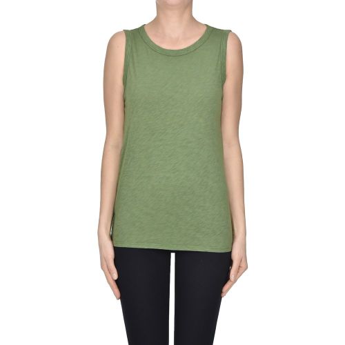Tank top in cotone fiammato - Velvet - Modalova