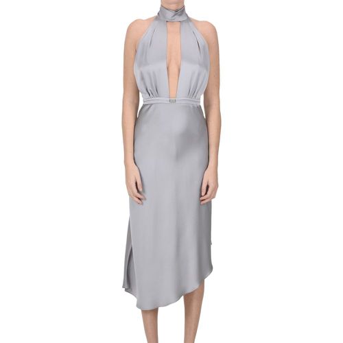 Abito midi in satin - Elisabetta Franchi - Modalova