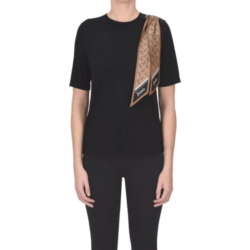 T-shirt con foulard - Herno - Modalova