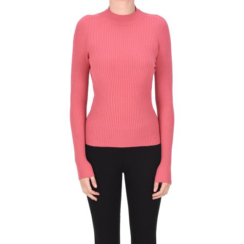 Pullover lupetto a costine - Twinset Milano - Modalova