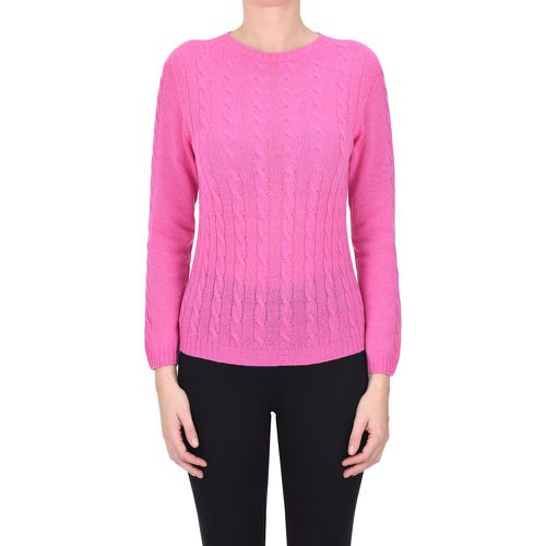 Pullover in cashmere a trecce - Oliver Lattughi - Modalova