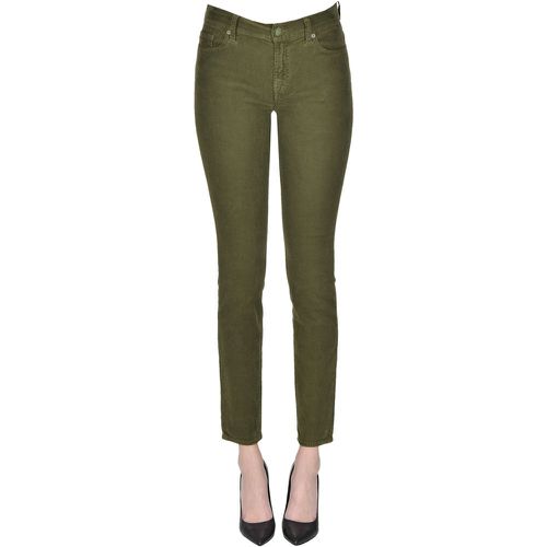 Pantaloni Roxanne in velluto - 7 For All Mankind - Modalova