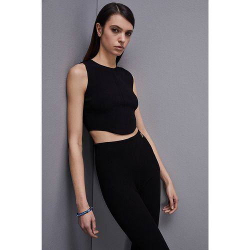 Top cropped misto viscosa - PATRIZIA PEPE - Modalova