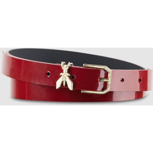 Cintura a vita bassa in pelle verniciata - PATRIZIA PEPE - Modalova