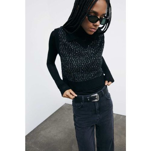 Strick-Pullunder mit Pailletten - PATRIZIA PEPE - Modalova