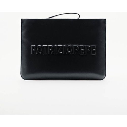 Patrizia Pepe Clutch (IM)PERFECTION in pelle Nero Taglia U - 8058701568918 - Modalova