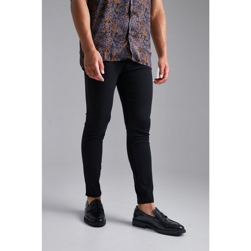 Pantalón Tall Chino Pitillo, Negro - boohoo - Modalova