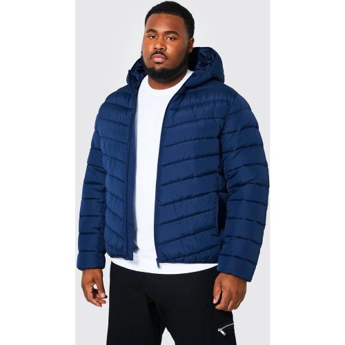 Chaqueta Acolchada Plus Con Cremallera - boohoo - Modalova