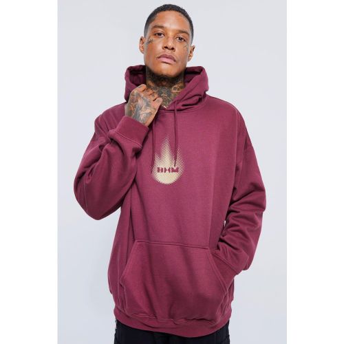 Sudadera Oversize Con Capucha Y Estampado - boohoo - Modalova
