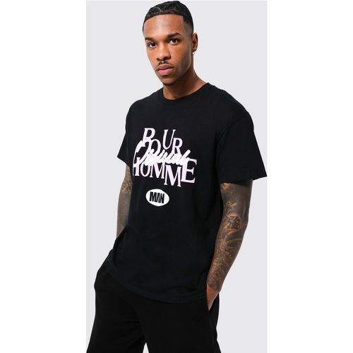 Pour Homme Official Graphic T-Shirt - boohoo - Modalova