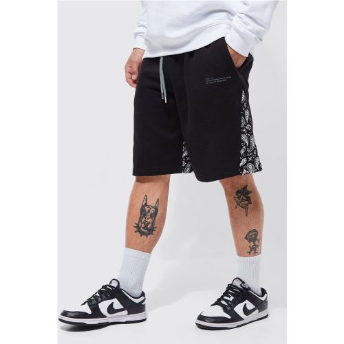 Oversized Bandana Gusset Short - boohoo - Modalova