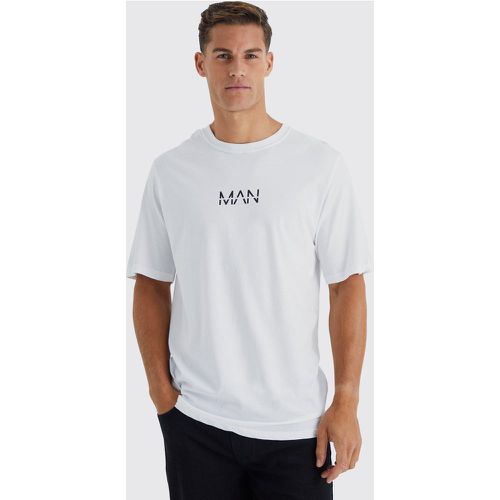 Camiseta Tall Man Original, Blanco - boohoo - Modalova