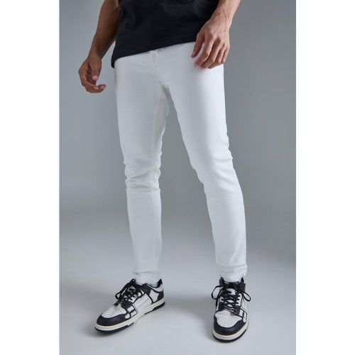 Jeans Skinny Fit Stretch, Bianco - boohoo - Modalova