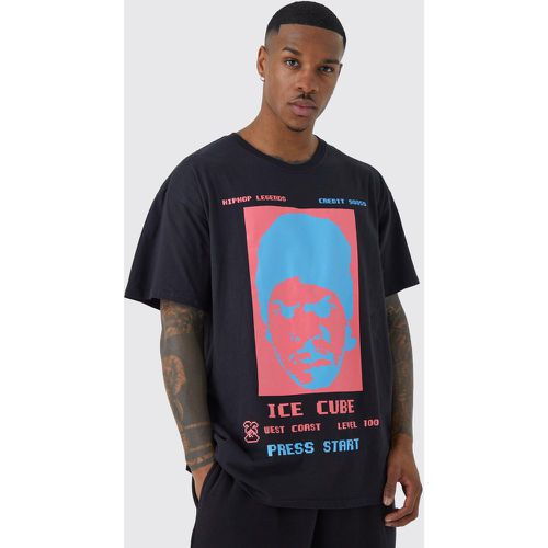 T-shirt oversize ufficiale Pixel Ice Cube - boohoo - Modalova