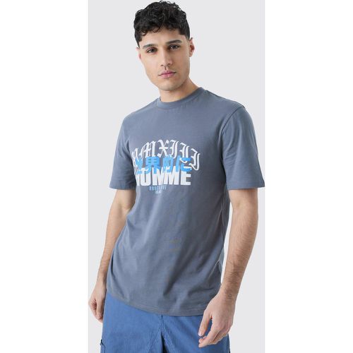 Camiseta Homme Rodeo Drive, Gris - boohoo - Modalova