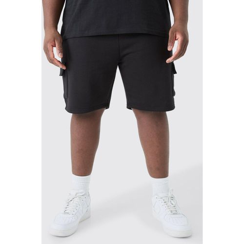 Pantalón Corto Plus Holgado Cargo De Tela Jersey - boohoo - Modalova