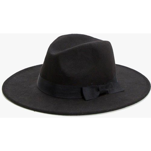 Sombrero Borsalino Básico Con Ribete De Lazo - boohoo - Modalova