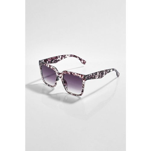 Gafas De Sol Oversize Súper Gruesas Con Montura De Carey - boohoo - Modalova