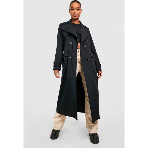 Gabardina Tall Oversize Con Cinturón - boohoo - Modalova