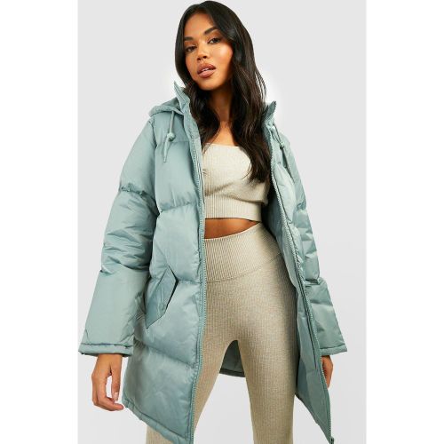 Chaqueta Acolchada Con Capucha - boohoo - Modalova