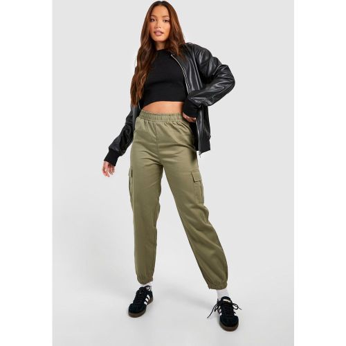 Pantaloni tuta Tall a vita alta con tasche Cargo - boohoo - Modalova
