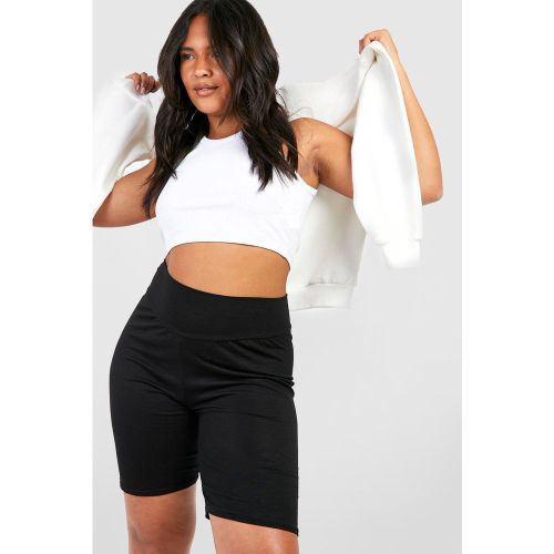 Pantalón Corto Plus Estilo Ciclista De Tiro Alto Moldeador De Figura - boohoo - Modalova