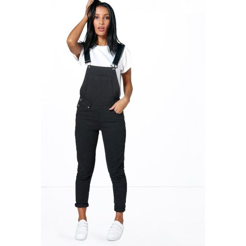 Peto Petite Vaquero, Negro - boohoo - Modalova