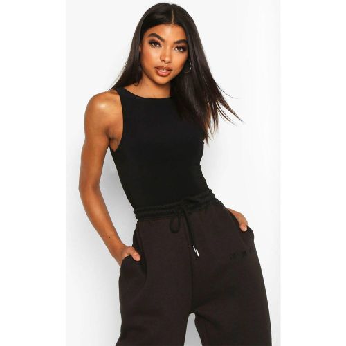 Body Tall De Tela Doble Ceñido Estilo Nadador - boohoo - Modalova