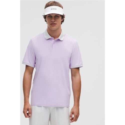 “ Polo de tennis rayÃ©e Ã  protection anti-UVs â€“ Violet â€“ Taille L - lululemon - Modalova