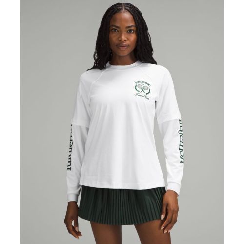 “ T-Shirt manches longues superposÃ© Tennis Clubs â€“ Blanc â€“ Taille 0 - lululemon - Modalova