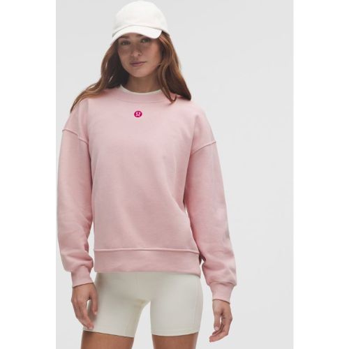 “ Sweat col rond en molleton Perfectly Oversized Logos â€“ Taille L - lululemon - Modalova
