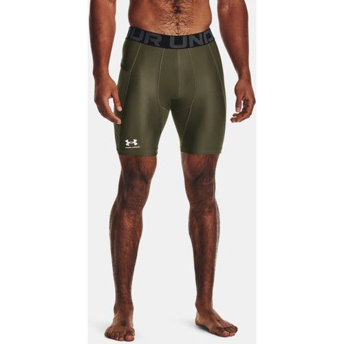 Shorts HeatGear® Compression da uomo Marine OD / Bianco S - Under Armour - Modalova