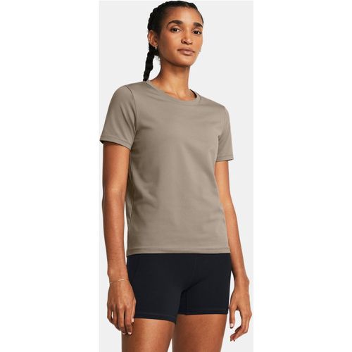 Maglia a maniche corte Meridian da donna Taupe Dusk / Taupe Dusk M - Under Armour - Modalova