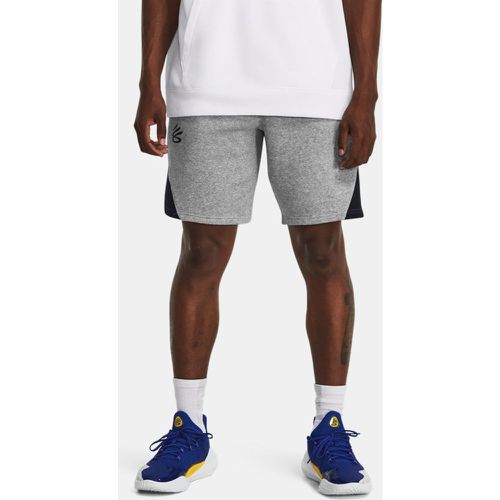 Shorts Curry Splash Fleece da uomo Mod Full Heather / Nero L - Under Armour - Modalova