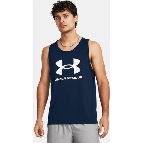 Canotta Sportstyle Logo da uomo Academy / Bianco L - Under Armour - Modalova