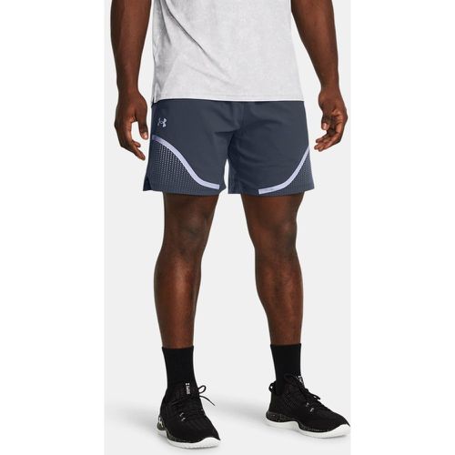 Shorts Vanish Woven 6" Graphic da uomo Downpour / Celeste / Celeste XXL - Under Armour - Modalova