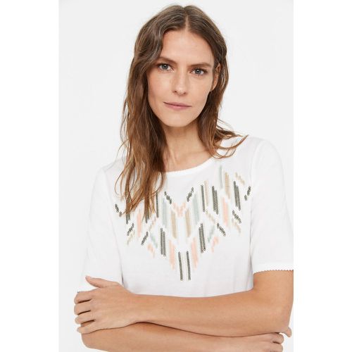 Camiseta bordado geométrico - Cortefiel - Modalova