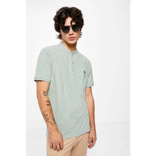 Polo mao slim estampado all over - Springfield - Modalova