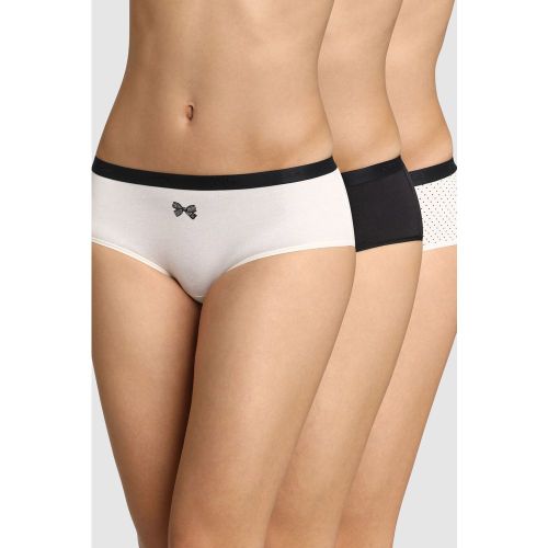 Pack 3 bragas culotte pockets coton - Dim - Modalova
