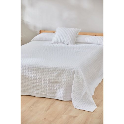 Colcha panal 240x260 blanco - Calma House - Modalova