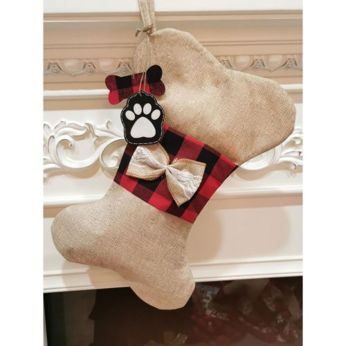 Christmas Pet Socks Christmas Decorations Christmas Socks Gift Bag - milanoo.com - Modalova