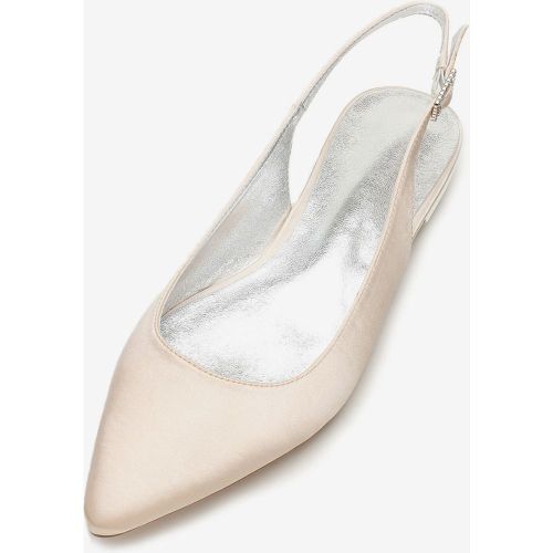 Women&apos;s Flat Slingback Wedding Shoes - milanoo.com - Modalova